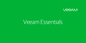 NEW Veeam Backup Essentials 9.5