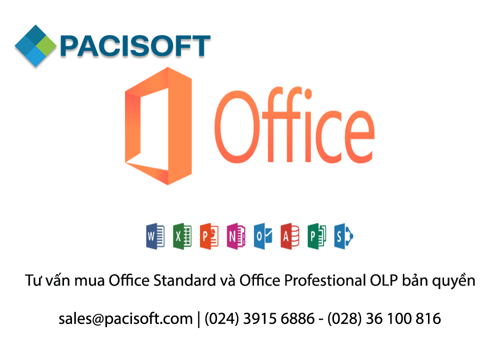 Tư vấn mua Office Standard và Office Profestional OLP bản quyền
