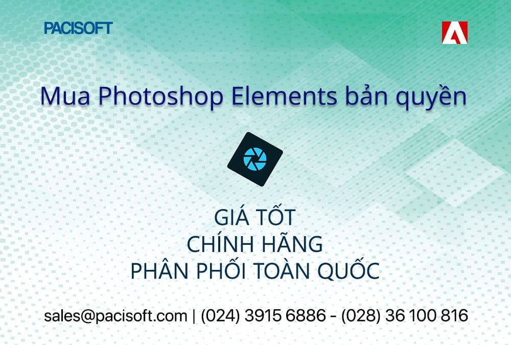 Hướng dẫn mua bán Adobe Photoshop Elements bản quyền