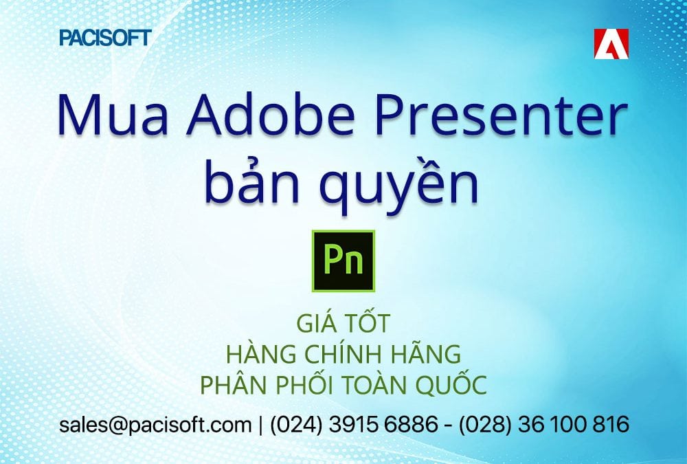 Hướng dẫn mua bán Adobe Presenter bản quyền