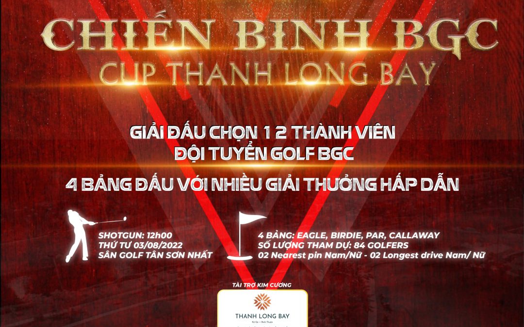 PACISOFT hân hạnh là nhà tài trợ Giải golf Chiến Binh BGC – Hội Doanh Nhân BGC 2022