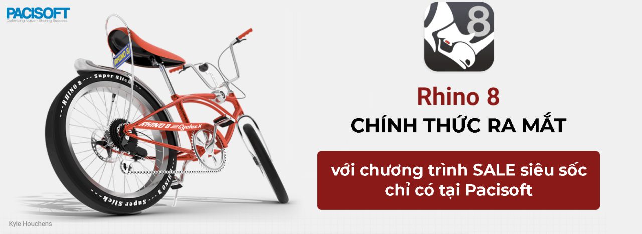 Ra Mắt Rhino 8 Click Nhận ưu đãi 33 Khi Upgrade Rhino Bản Quyền Với Pacisoft 0411