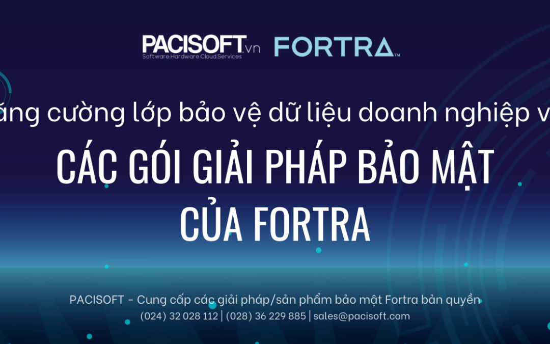 Tăng cường lớp bảo vệ dữ liệu doanh nghiệp của bạn với các gói giải pháp bảo mật của Fortra bản quyền