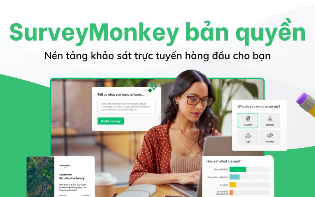 Giới thiệu phần mềm SurveyMonkey bản quyền – Giải pháp khảo sát trực tuyến và CSKH hàng đầu