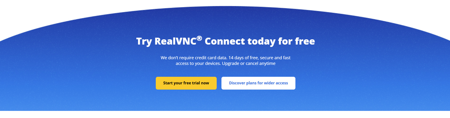 realvnc connect trial