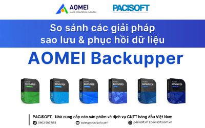 So sánh các giải pháp sao lưu & phục hồi dữ liệu của AOMEI Backupper