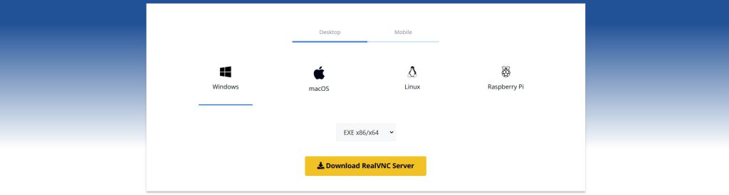  Download RealVNC Server